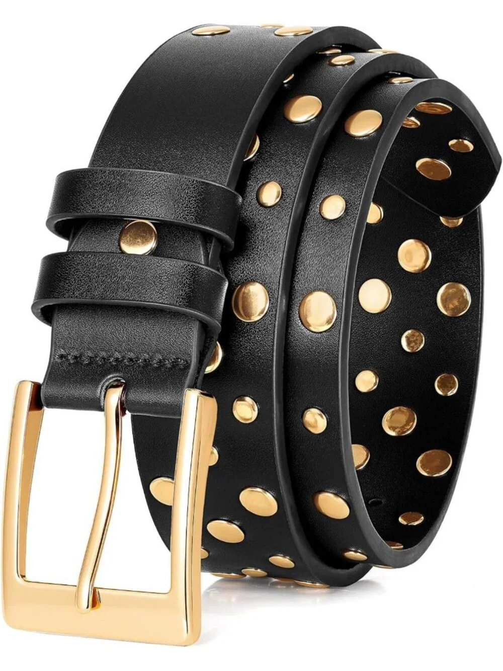 Goth Punk Studded Belt for Men & Women | Durable 1.5